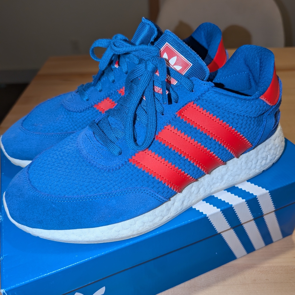 Adidas  Blue and Red Sneakers